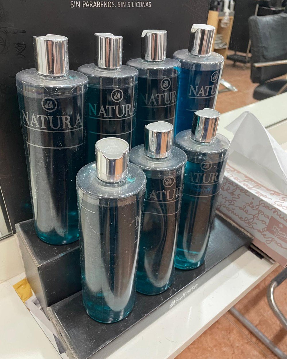 Productos profesionales Natura para el cuidado del cabello